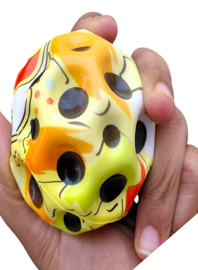 JNiL Super High Bouncing Ball, Moon and Space Balls for Kids and Adults, Improve Hand-Eye Coordination, Easy to Grip (Yellow) - Image 4